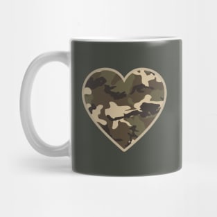 Camo Heart Mug